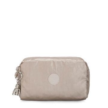 Kipling Gleam Metallic Pouch Tassen Beige | BE 2132BE